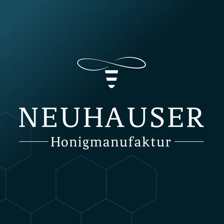1 Logo - Individuelles Corporate Design für Neuhauser Honigmanufaktur mit Packagedesign – Brand Design und Markenentwicklung von nu-art für Kunden in Vorarlberg und den DACH-Raum.