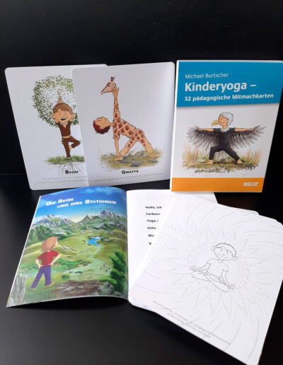 Kinderyoga Yogakarten Illustrationen